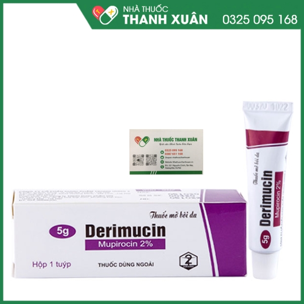 Derimucin - Điều trị nhiễm khuẩn ngoài da